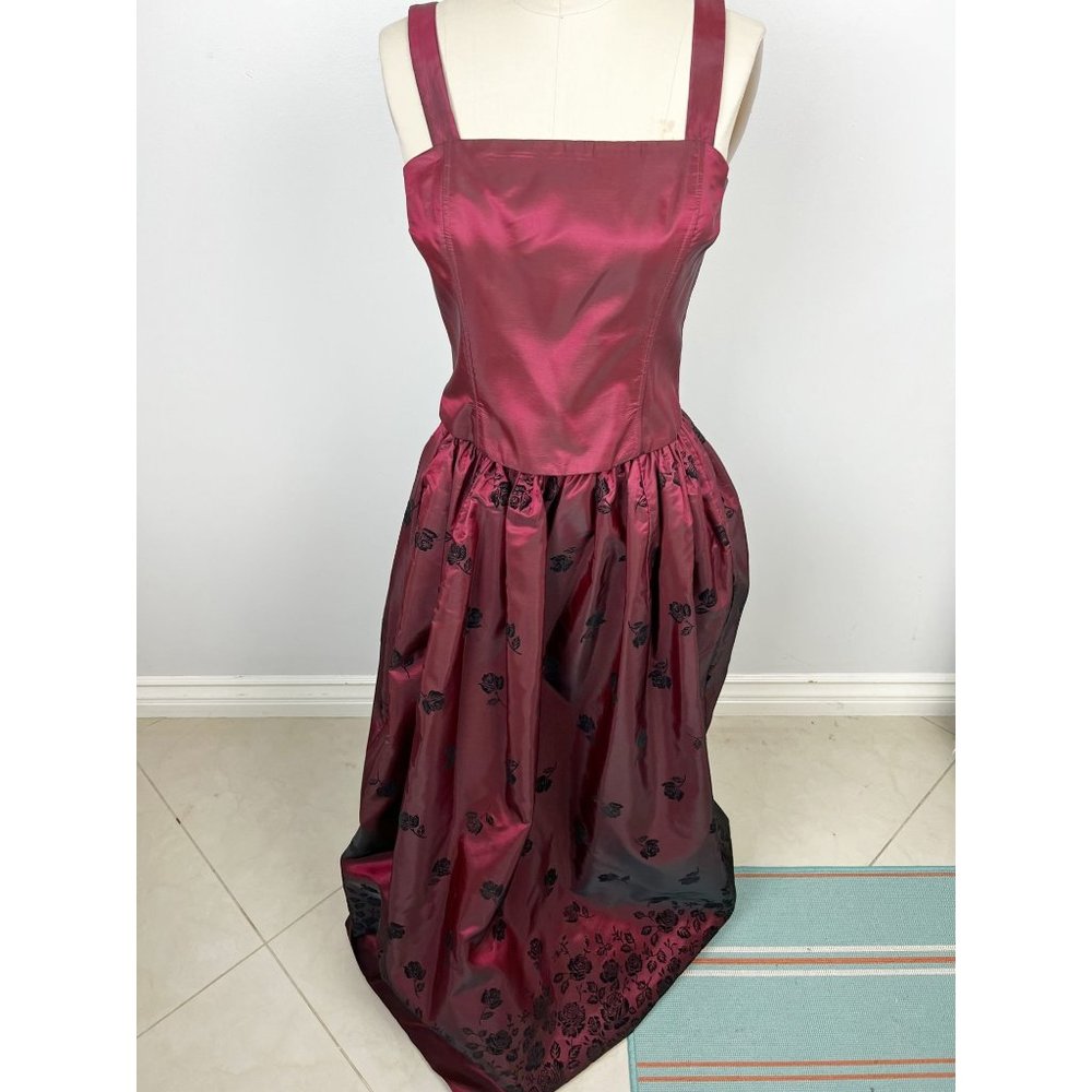 JESSICA MCCLINTOCK Millenium 2000 Y2K 2 Piece Corset Skirt Set Sz 10 Formal Prom